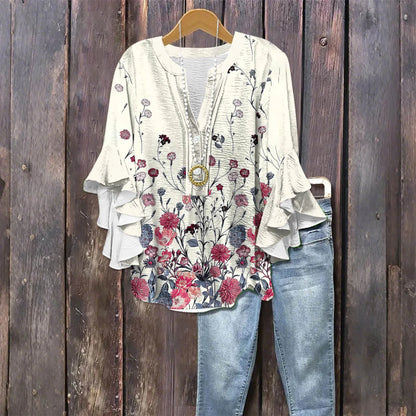 Batwing Blouse - Effortless Elegance