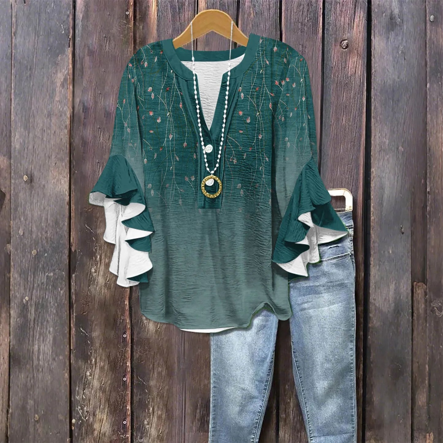 Batwing Blouse - Effortless Elegance